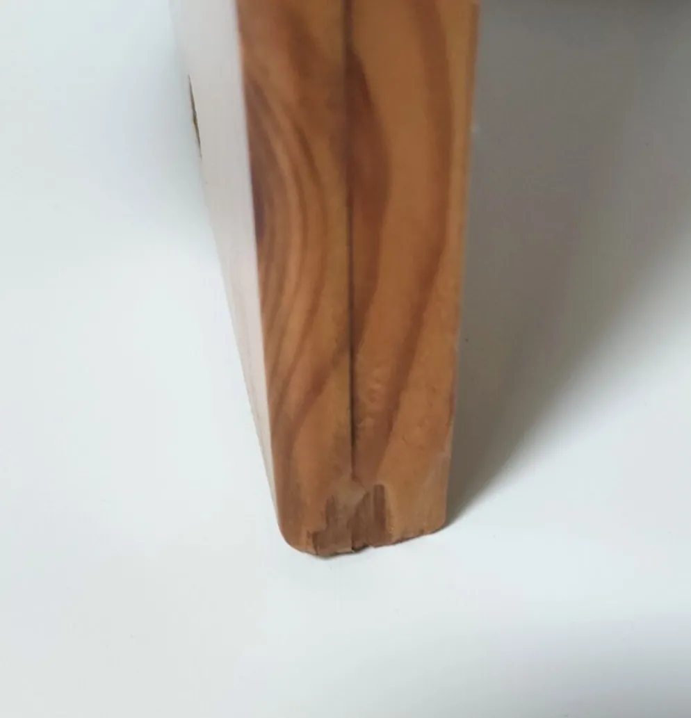 Portemanteau pin massif design années 80-90