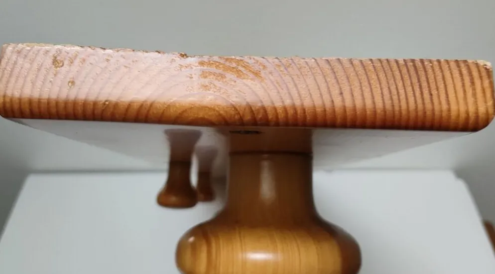 Portemanteau pin massif design années 80-90