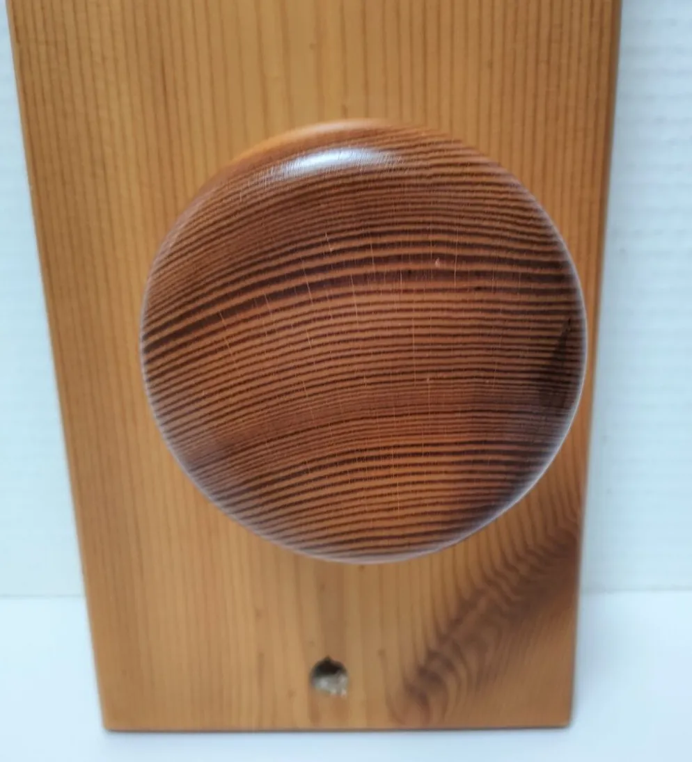 Portemanteau pin massif design années 80-90