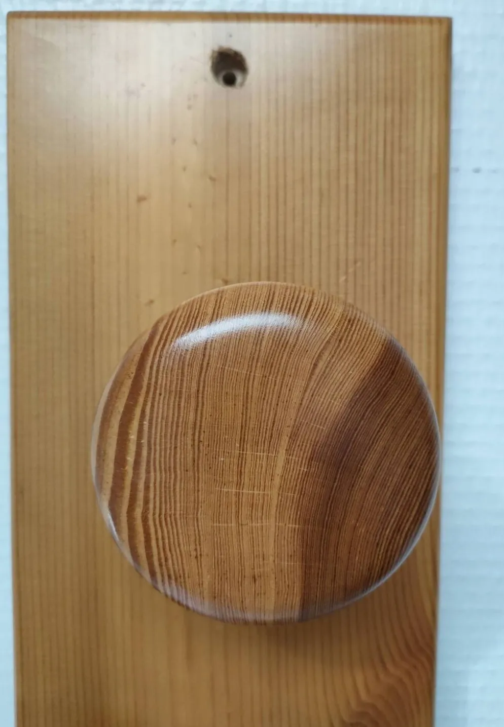 Portemanteau pin massif design années 80-90