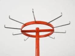 Porte-manteau pivotant sur roulettes, design danois, années 1970, fabriqué au Danemark