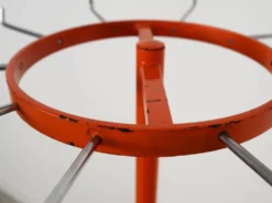 Porte-manteau pivotant sur roulettes, design danois, années 1970, fabriqué au Danemark