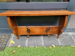 Porte manteau porte chapeau en noyer