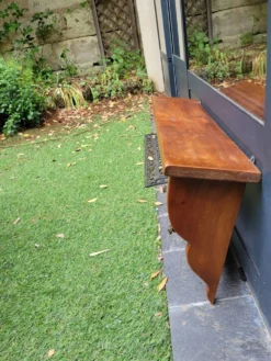 Porte manteau porte chapeau en noyer