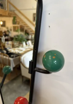 Porte-manteau Roger Féraud avec miroir – années 50/60