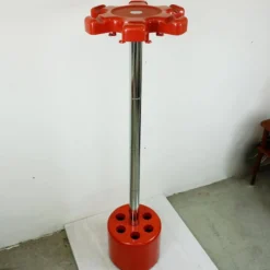 Porte-manteau rouge en plastique et chrome VIP par Lucci et Orlandini pour Velca Italie