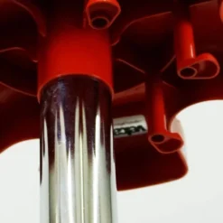 Porte-manteau rouge en plastique et chrome VIP par Lucci et Orlandini pour Velca Italie