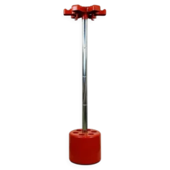 Porte-manteau rouge en plastique et chrome VIP par Lucci et Orlandini pour Velca Italie