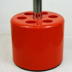 Porte-manteau rouge en plastique et chrome VIP par Lucci et Orlandini pour Velca Italie