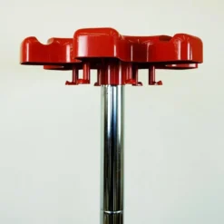 Porte-manteau rouge en plastique et chrome VIP par Lucci et Orlandini pour Velca Italie