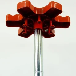 Porte-manteau rouge en plastique et chrome VIP par Lucci et Orlandini pour Velca Italie