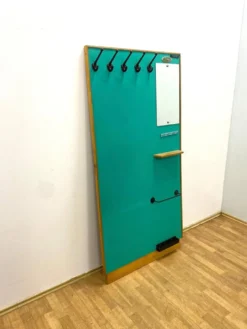 Porte-manteau rétro avec miroir, années 1960, Tchécoslovaquie
