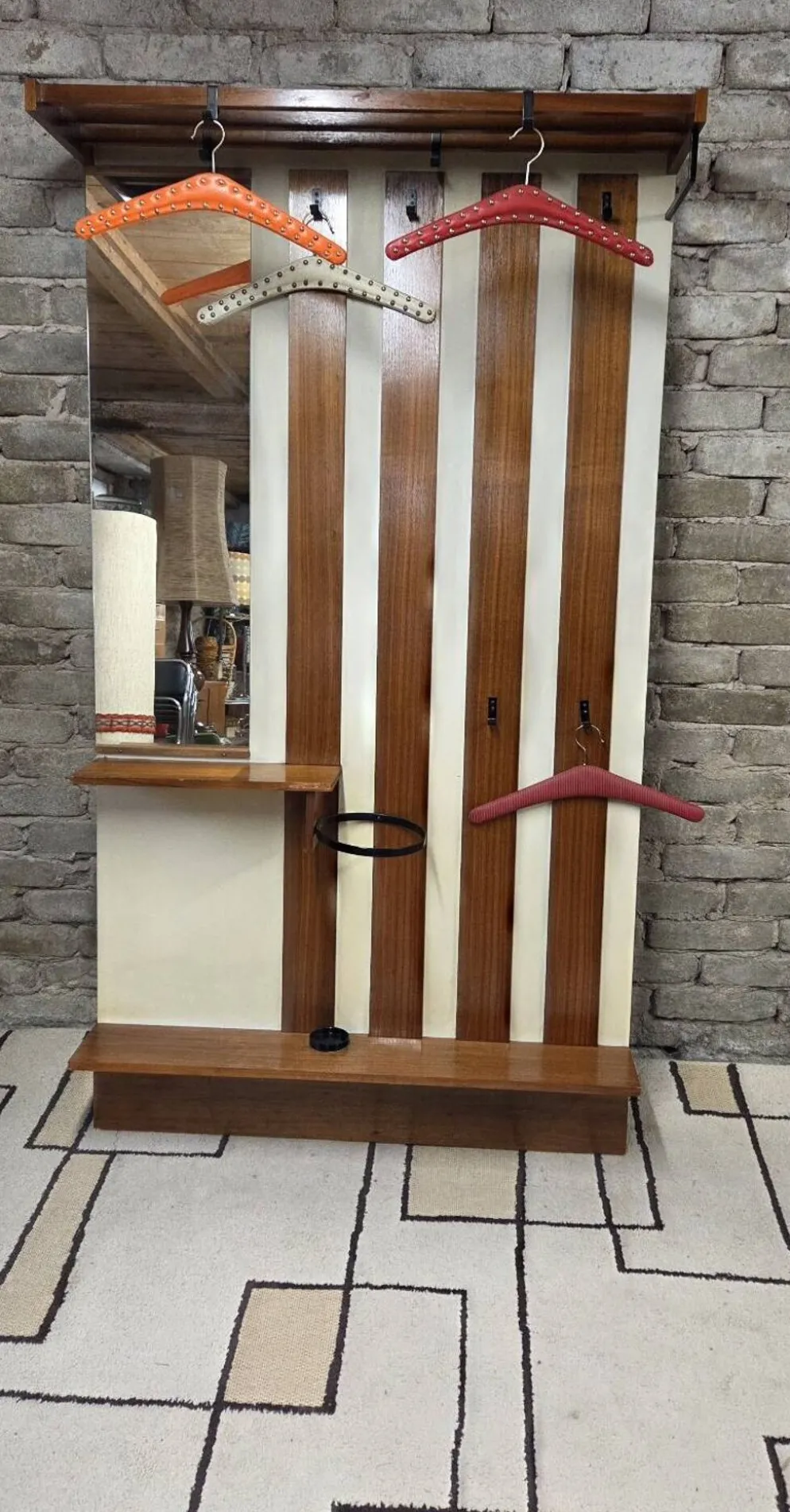 Porte-manteau scandinave 1970