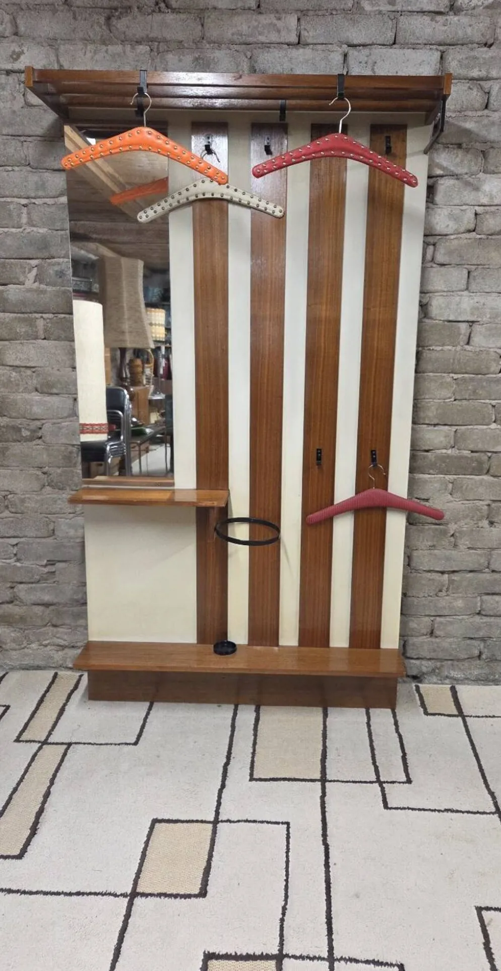 Porte-manteau scandinave 1970