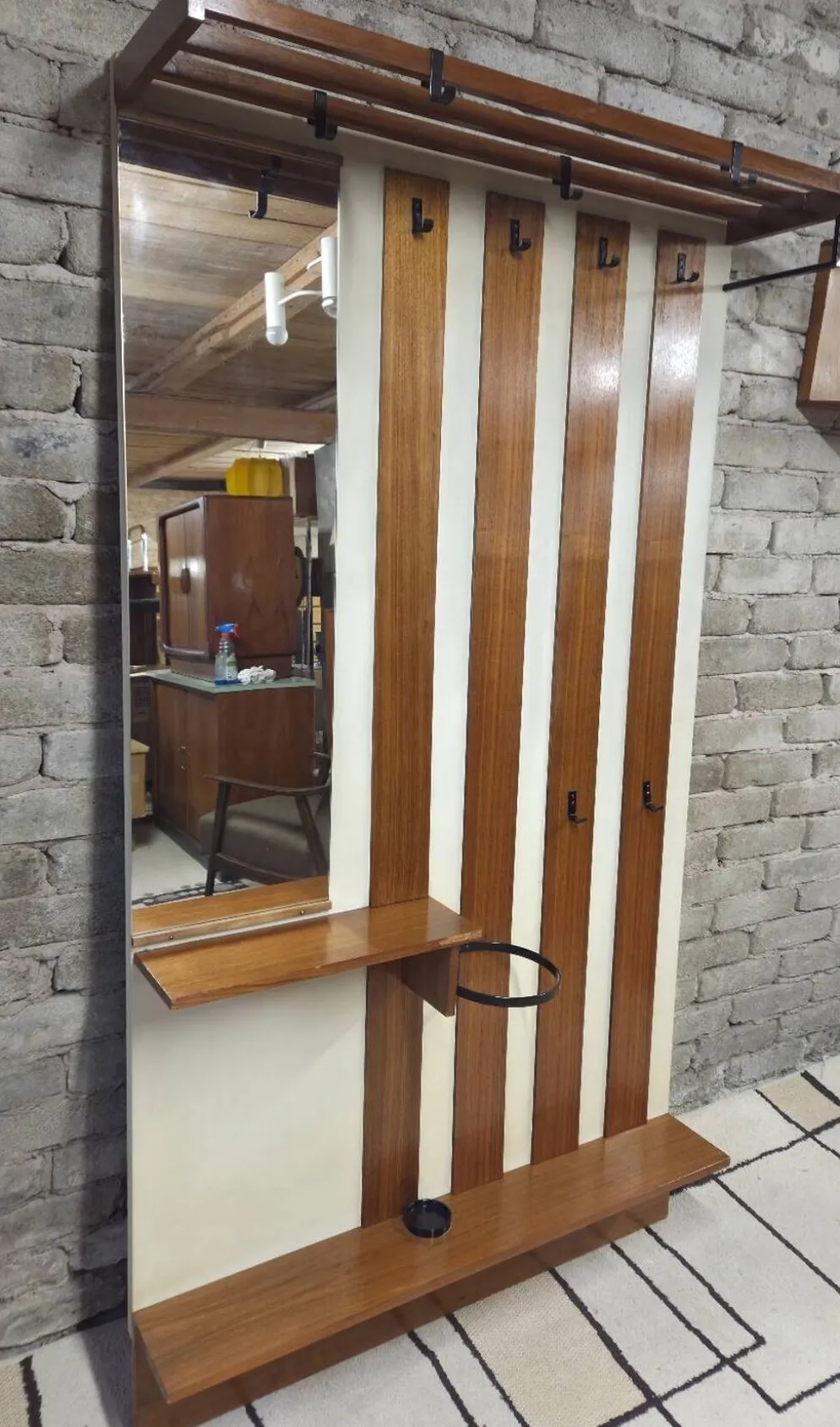 Porte-manteau scandinave 1970