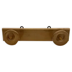Porte-manteau « scandinave » bois clair – 1960s