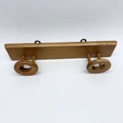 Porte-manteau « scandinave » bois clair – 1960s