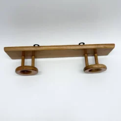Porte-manteau « scandinave » bois clair – 1960s