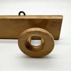Porte-manteau « scandinave » bois clair – 1960s