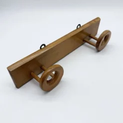 Porte-manteau « scandinave » bois clair – 1960s
