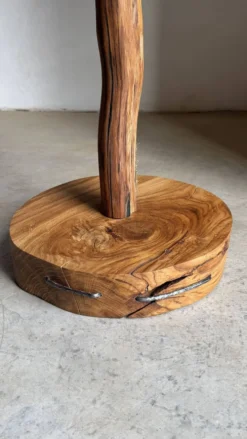 Porte-manteau sculptural - Porte-manteau en bois de chêne