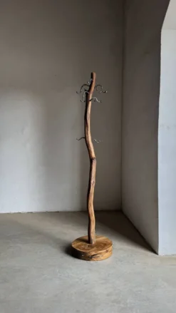 Porte-manteau sculptural - Porte-manteau en bois de chêne