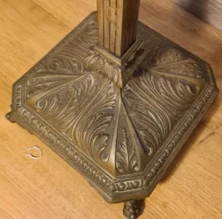 porte manteau sur pied bronze et laiton art deco 195x30 10kg tres beau et