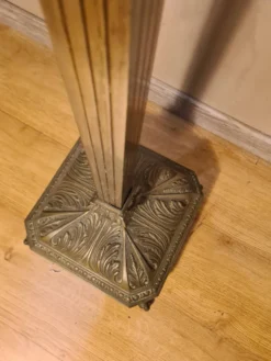 porte manteau sur pied bronze et laiton art deco 195x30 10kg tres beau et