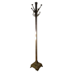 porte manteau sur pied bronze et laiton art deco 195x30 10kg tres beau et