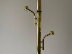 Porte-manteau sur pied en plexiglas avec base en marbre, années 1960, Allemagne