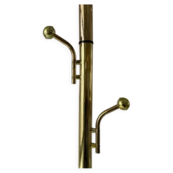 Porte-manteau sur pied en plexiglas avec base en marbre, années 1960, Allemagne