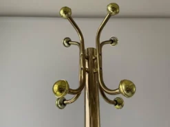Porte-manteau sur pied en plexiglas avec base en marbre, années 1960, Allemagne