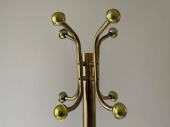 Porte-manteau sur pied en plexiglas avec base en marbre, années 1960, Allemagne