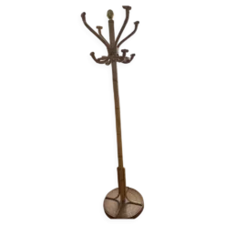 Portemanteau sur pied en rotin