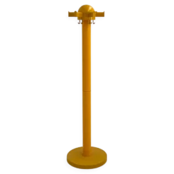 Portemanteau sur pied jaune Modèle 4653 de Kartell, 1970