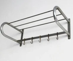 Portemanteau tubulaire en acier moderniste