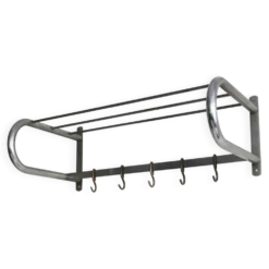 Portemanteau tubulaire en acier moderniste