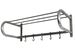 Portemanteau tubulaire en acier moderniste