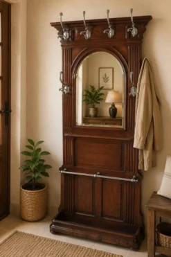 Porte manteau vestiaire ancien