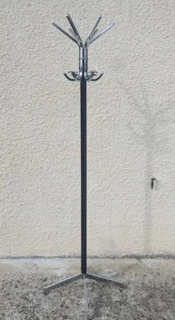 Porte-manteau vintage en acier chromé 60 70