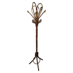 Porte manteau vintage en bambou style Franco Albini