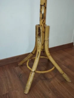 Porte manteau vintage en bambou style Franco Albini