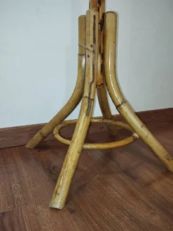 Porte manteau vintage en bambou style Franco Albini