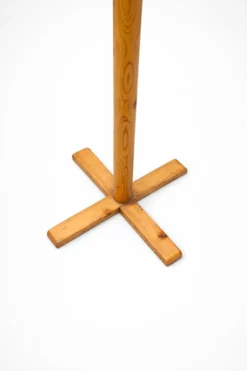 Porte-manteau vintage en bois massif – 180 cm