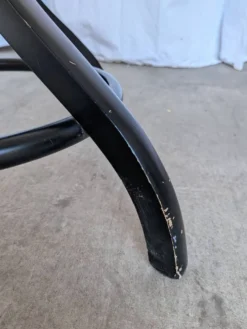 Porte-manteau vintage en bois courbé noir dans le style Thonet / Arbre à hall d'époque mi-siècle