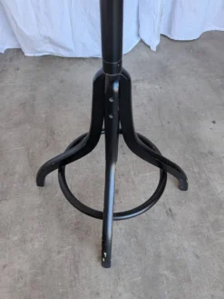 Porte-manteau vintage en bois courbé noir dans le style Thonet / Arbre à hall d'époque mi-siècle