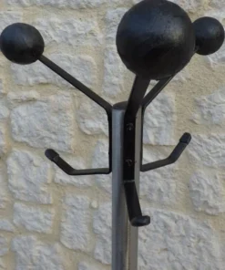 Porte manteau vintage en métal avec 6 accroches