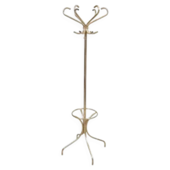 Porte manteau vintage métal doré 1960