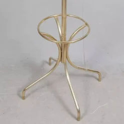 Porte manteau vintage métal doré 1960