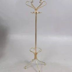 Porte manteau vintage métal doré 1960